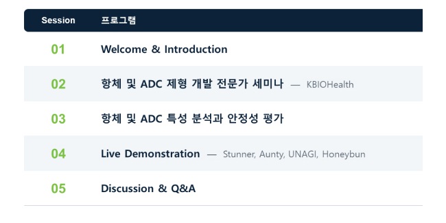 Unchained Labs 워크샵 프로그램